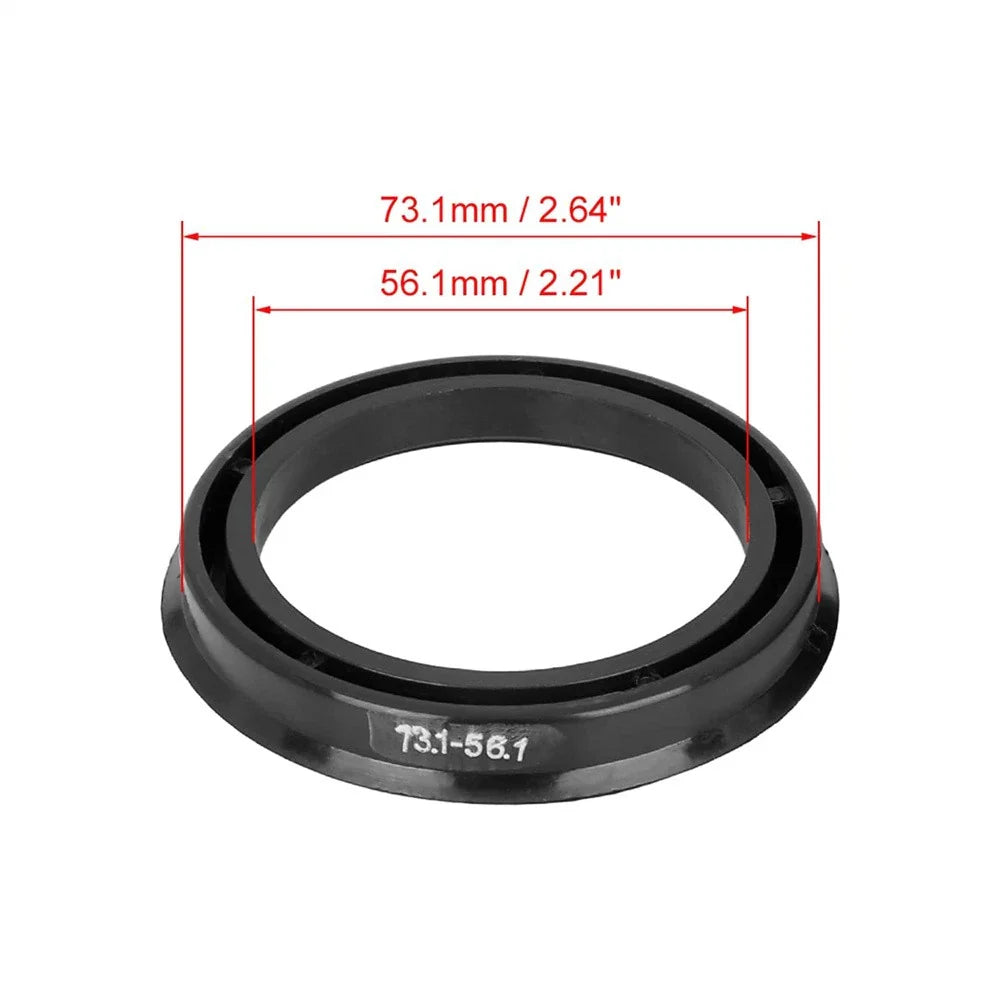 4pcs 73.1mm to 56.1mm Hub Centric Rings for Car Wheel Spacer