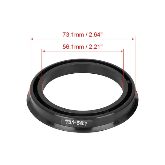 4pcs 73.1mm to 56.1mm Hub Centric Rings for Car Wheel Spacer