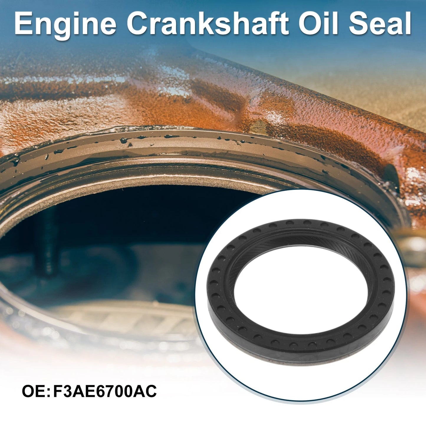Front Crankshaft Oil Seal for Ford F-250 (1996–2007) No.F3AE6700AC