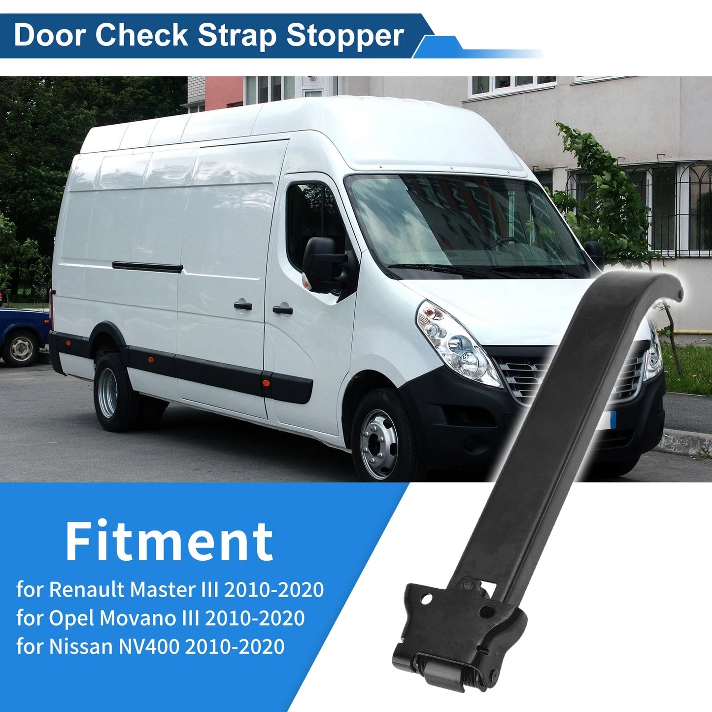 Rear Left & Right Door Check Strap for Renault Master III (2010–2020) No. 904702142R