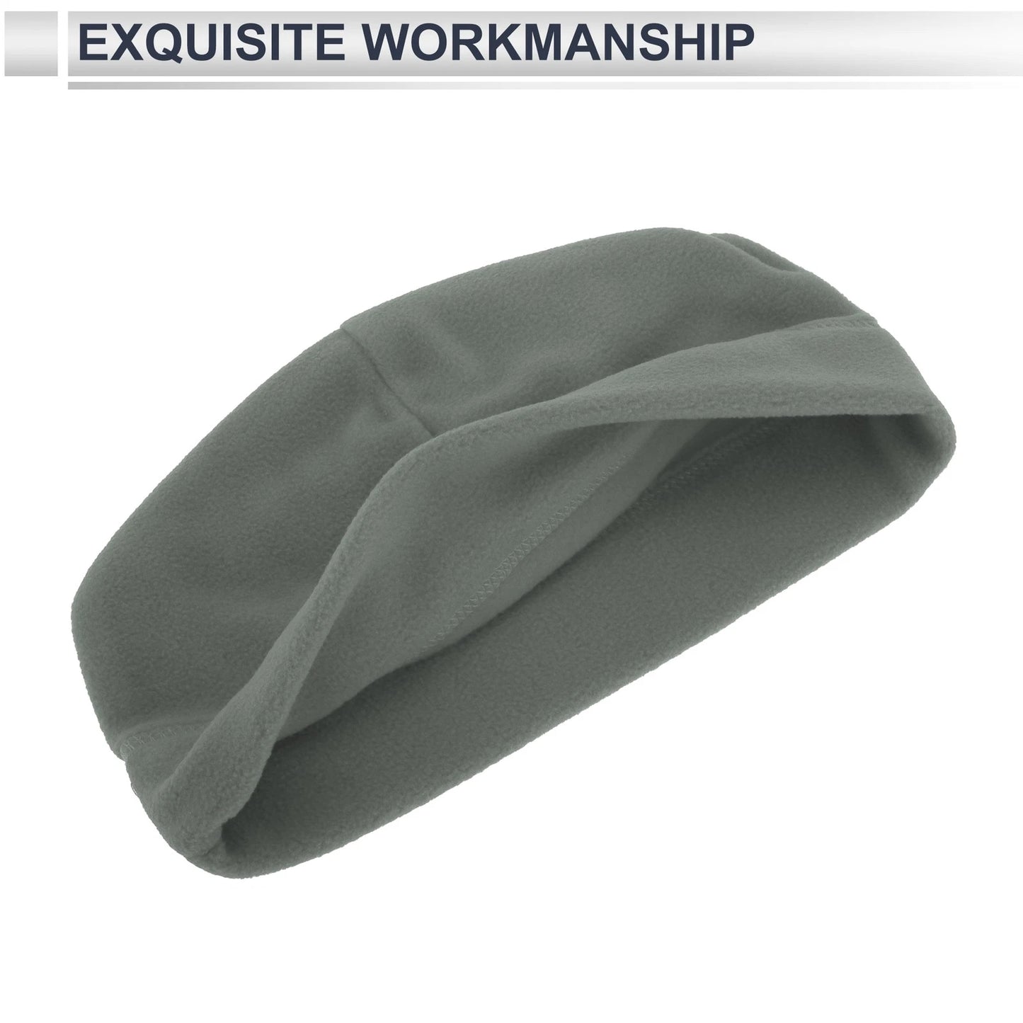 Cycling Hat for Windproof Warm Light Gray (26x22cm)