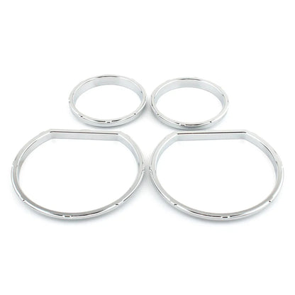 Chrome Instrument Board Gauge Bezel for Harley Touring Electra Street Glide (2009-2023)