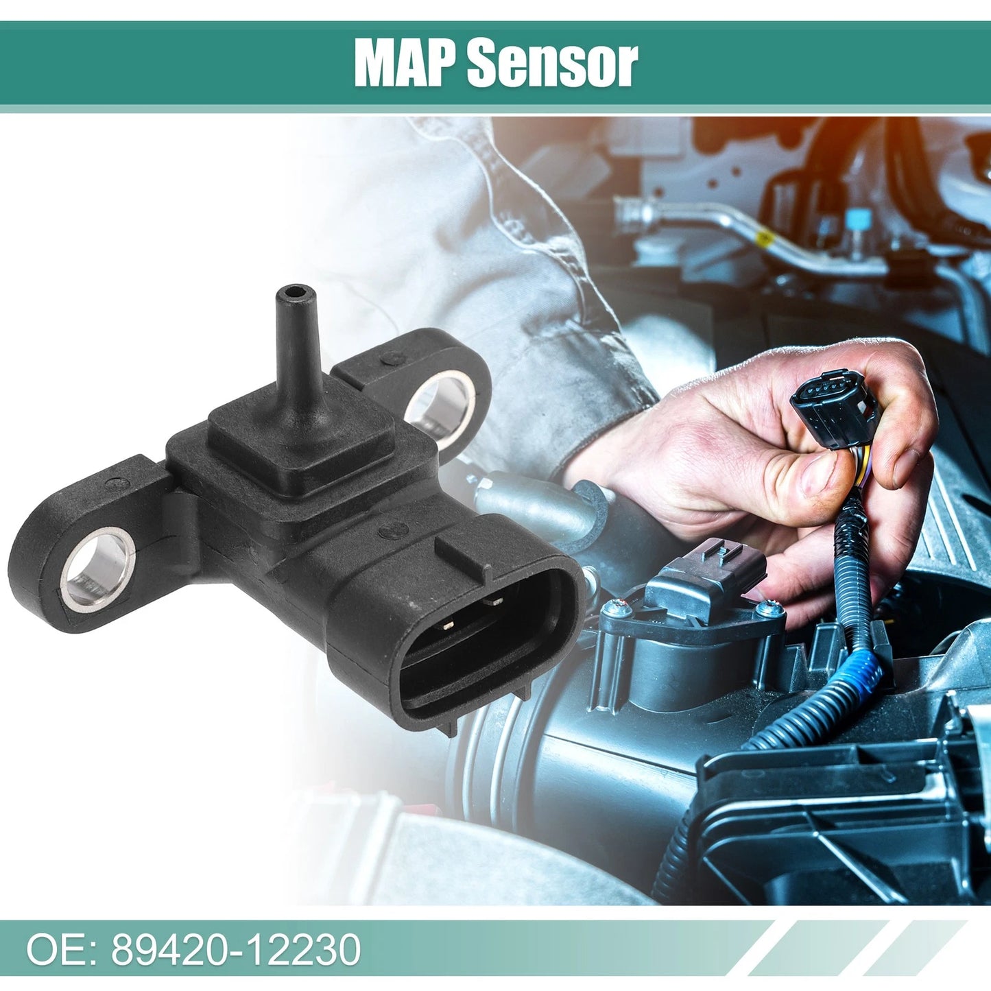 Manifold Absolute Pressure Sensor for Toyota RAV4 (2001–2005) 89420-12230 89420-12250