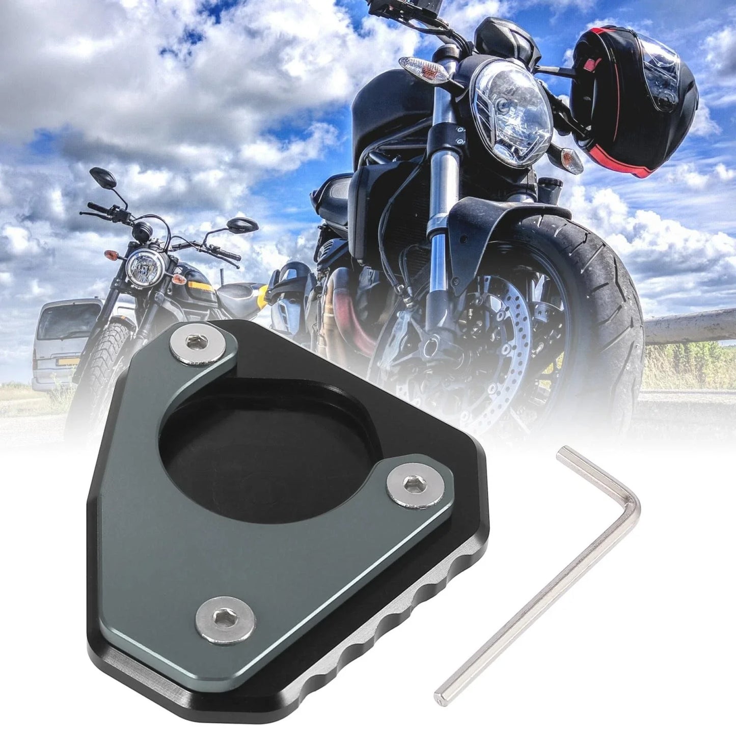 Kickstand Pad Foot Plate for BMW G310GS Motorcycle