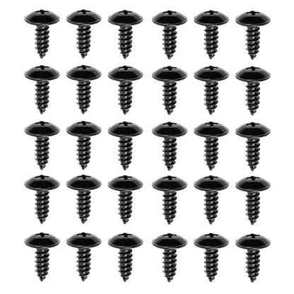 30 Pcs Fender Liner & Headlight Assembly Retainer Screws for Hyundai