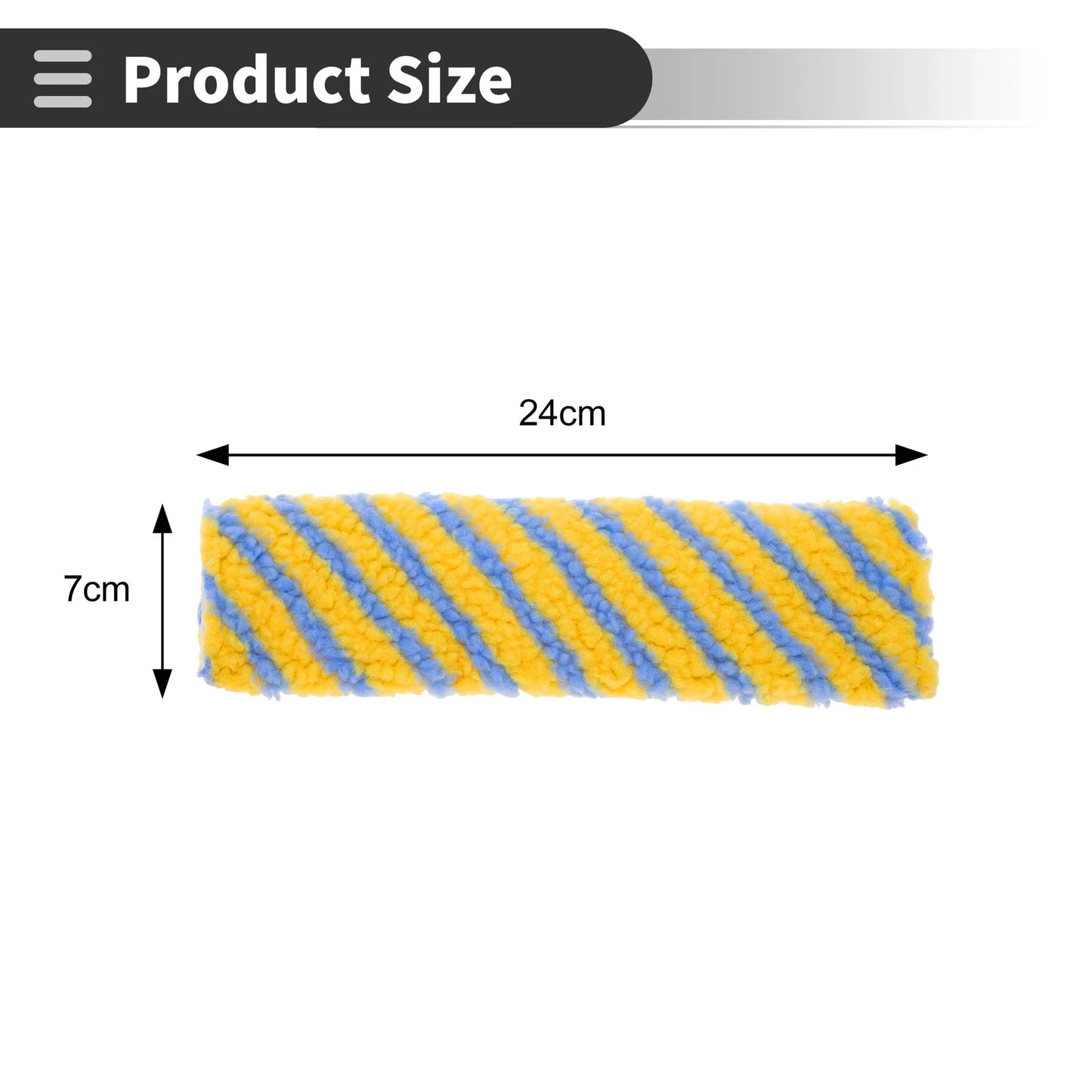 Set of 2 Yellow Blue Seat Belt Cover Pads for Universal Fit (24cm)