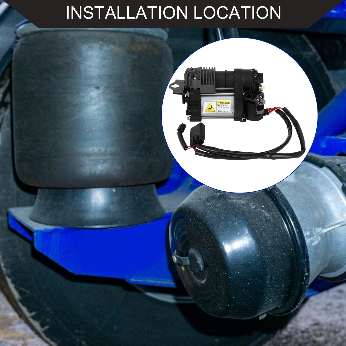 Air Suspension Compressor for Jeep Grand Cherokee (2011–2017) No.68204730AI