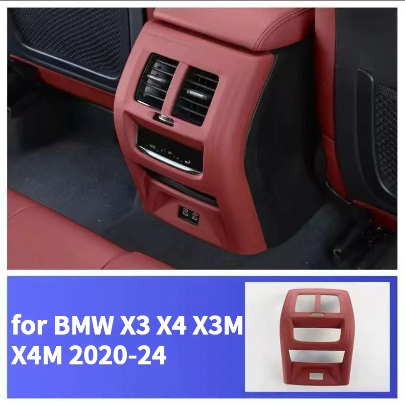 Rear Air Outlet Vent Panel Cover Trim for BMW X3 X4 X3M X4M (2020–2024)