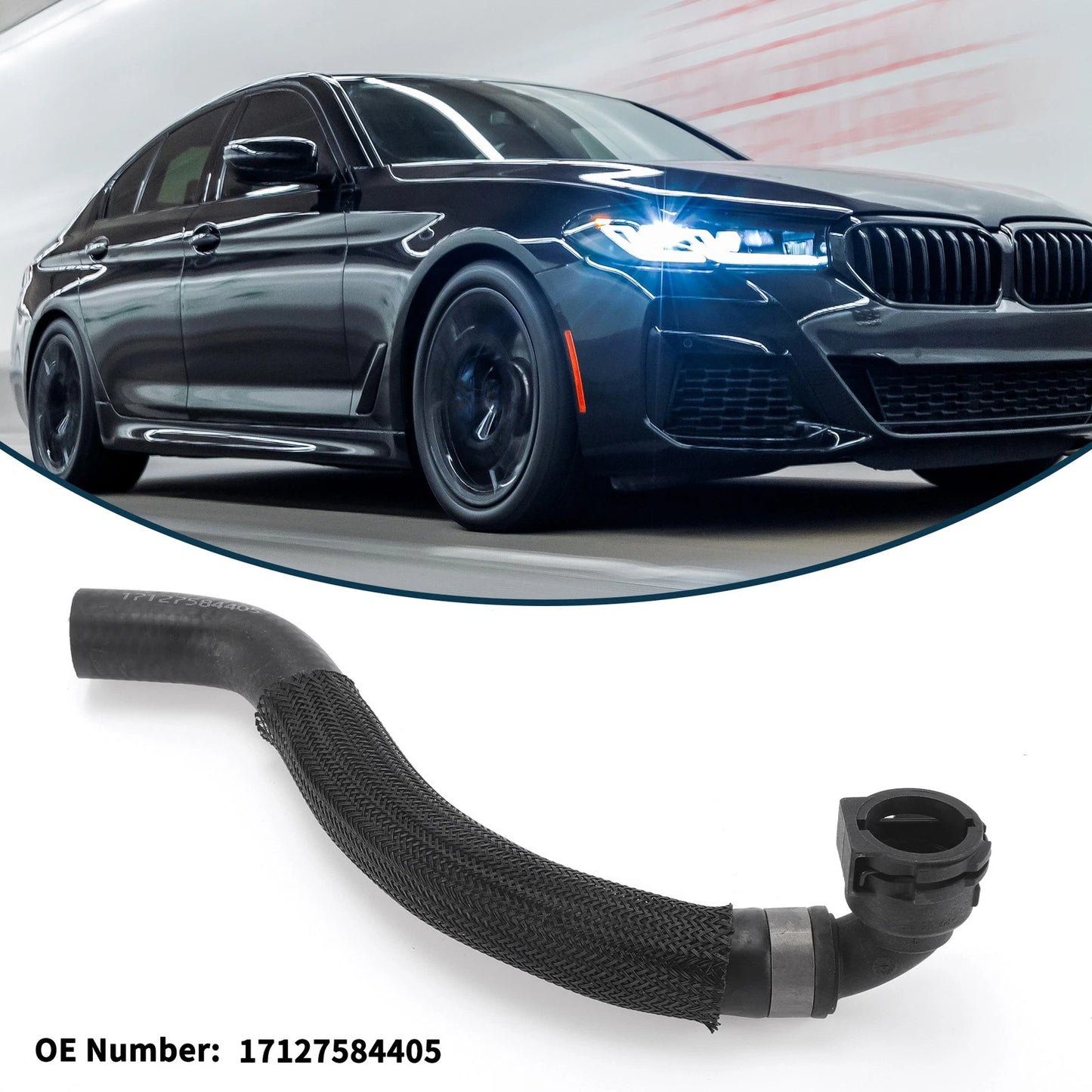 Radiator Hose No.17127584405 for BMW 550i (2010–2012)