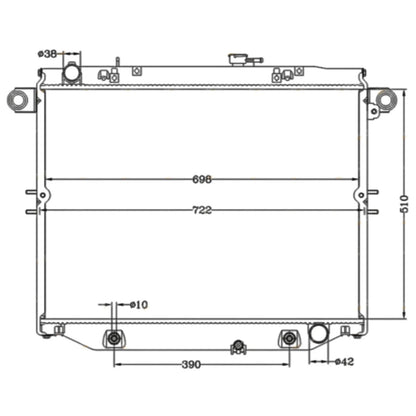 Radiator for Lexus LX470 (1998–2007)