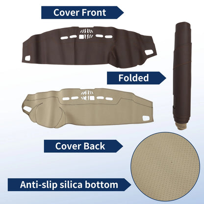 Dash Cover for Land Rover Range Rover Sport L320 (2006–2009) Faux Leather Brown