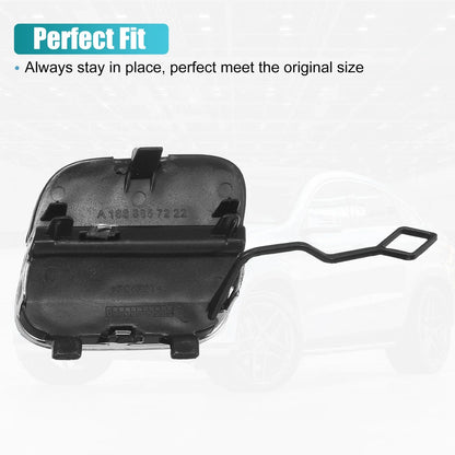 Front Bumper Tow Hook Cover for Mercedes-Benz GLE 63 (2016-2023) Black