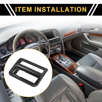 Carbon Fiber Pattern Central Control Panel Cover Trim for Ford F-150 (2021–2024)