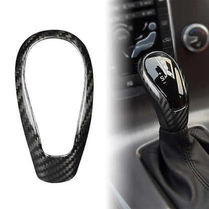 Carbon Fiber Gear Shift Knob Cover for Volvo S60 V60 XC60 V40 (2011-2023)