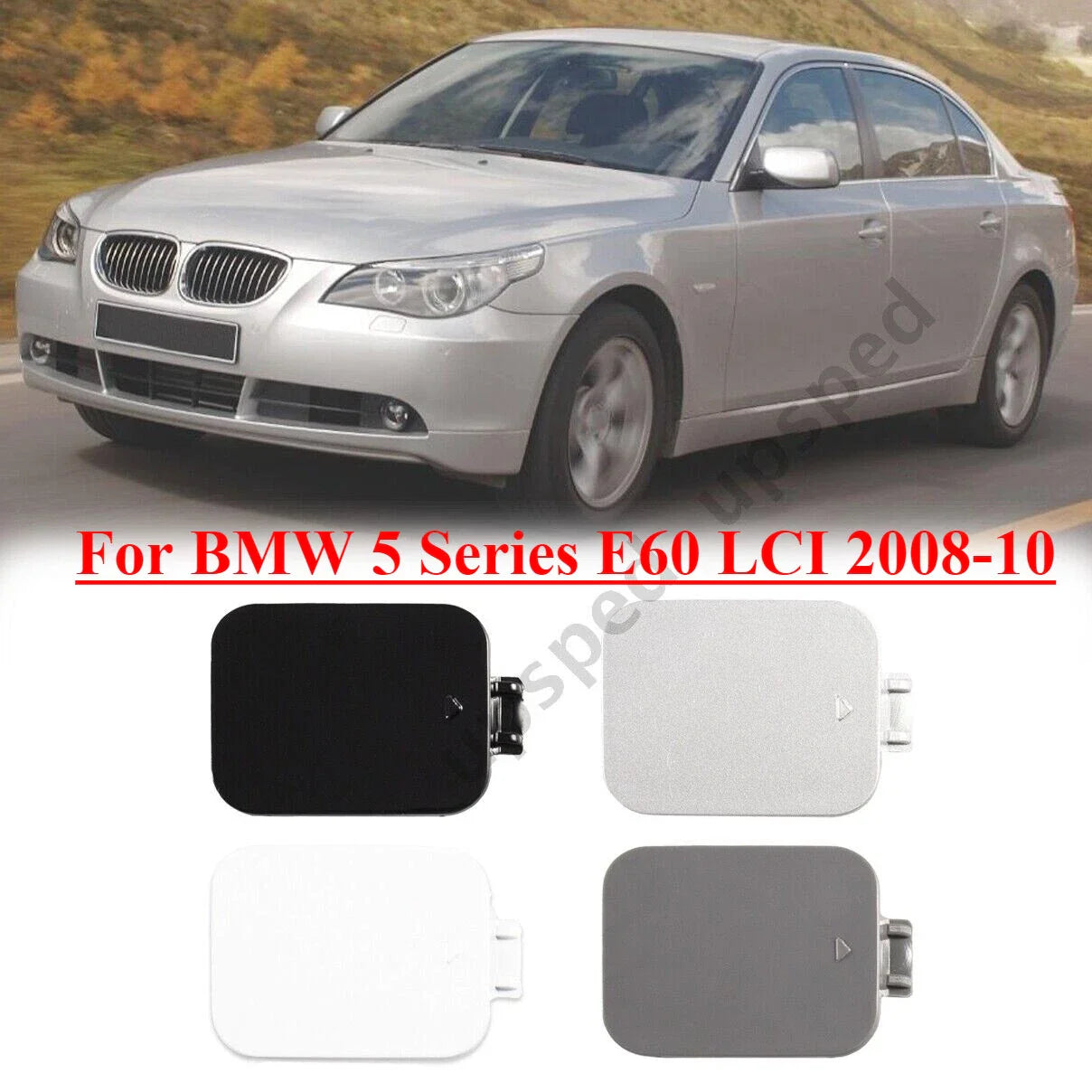 Front Bumper Tow Hook Eye Cover Cap for BMW 5 Series E60 LCI (2008-2010)