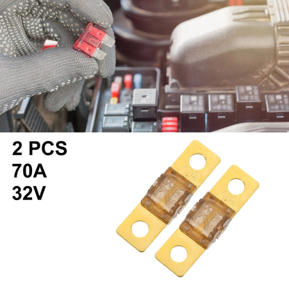 2pcs 70A 32V AMI Fuses for Car Truck Motorcycle Boat Audio (Universal)