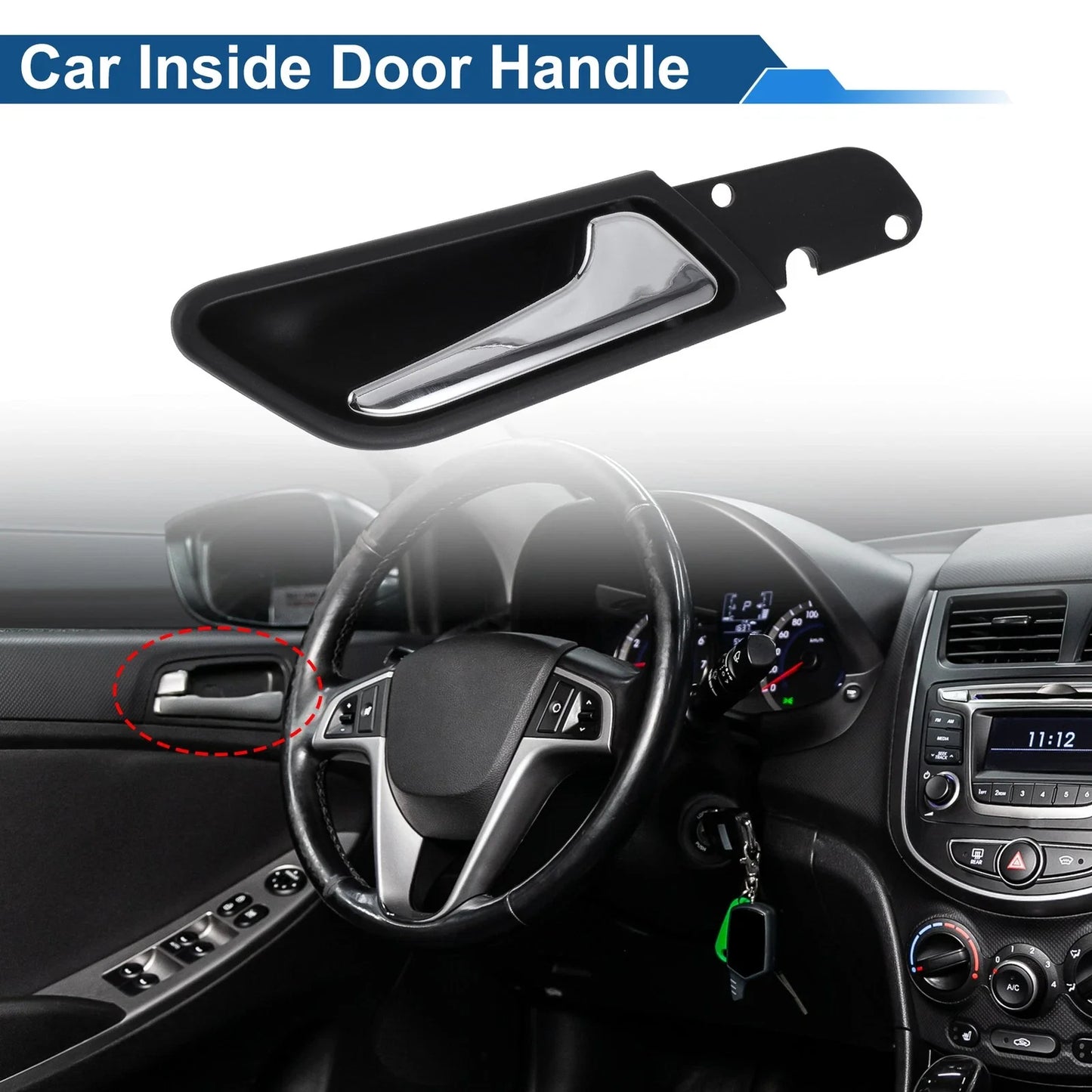 Driver Side Interior Door Handle for Mercedes-Benz A180 (2005-2012)