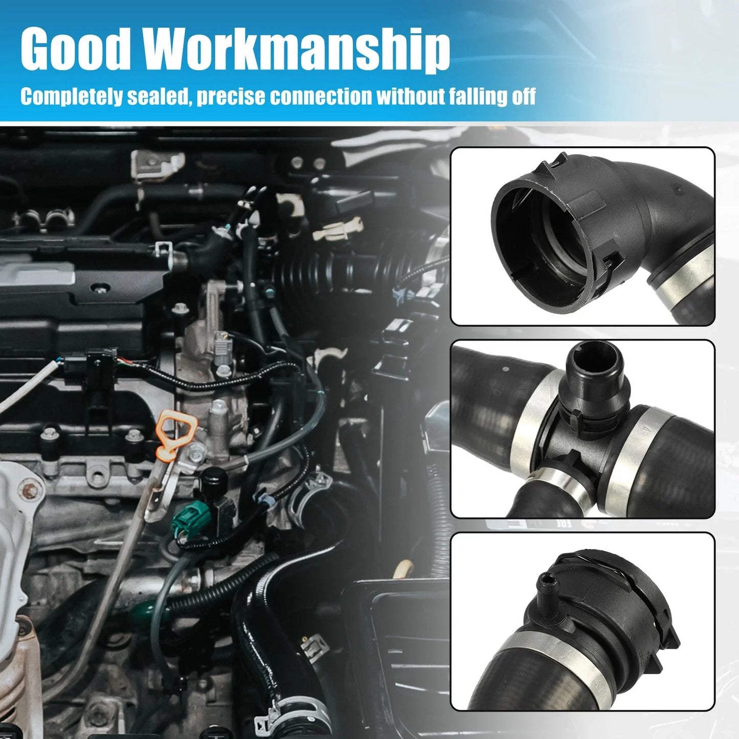 Engine Cooler Hose for BMW 118i (2012-2013) BMW 120i (2006-2012)