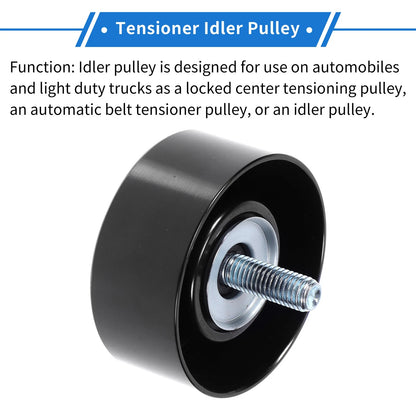 Drive Belt Idler Pulley for Chevrolet Silverado (No. 94722018/12605492) 1 Pc