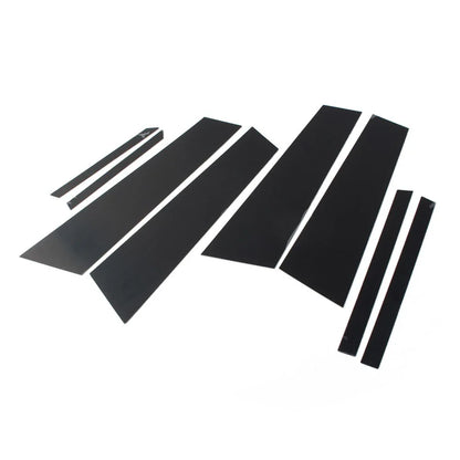 8 Pcs Black Car Door Window Pillar Post Covers for BMW X2 (2018-2021)
