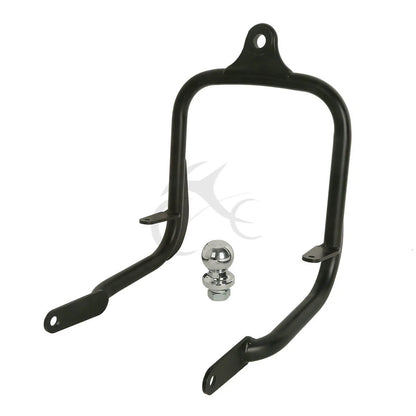 Black Trailer Hitch Tow Receiver for Harley Street Glide, Road King (2014-2016)