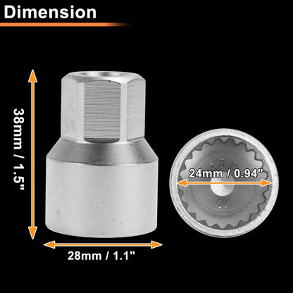 Wheel Lock Lug Nut for VW Touareg (2004–2018) - ABC67/21Pt