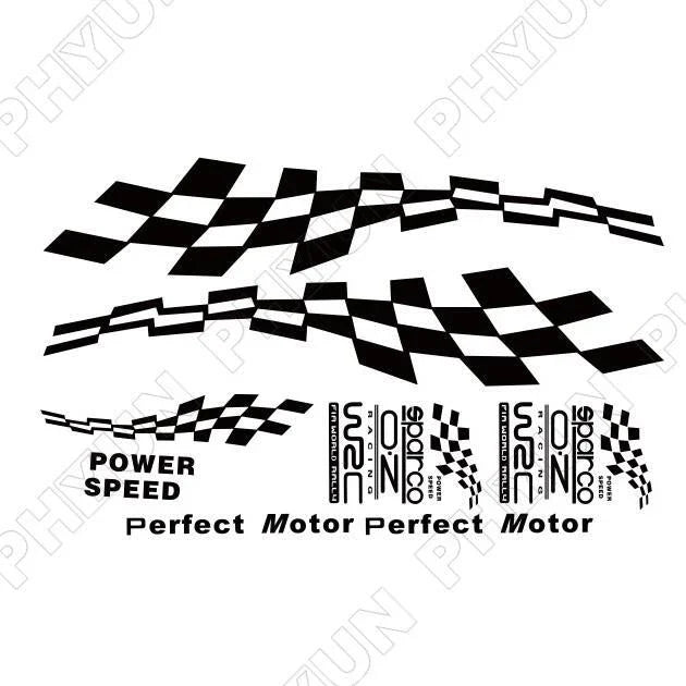161cm Black Lattice Vinyl Decals for Car Styling Stickers Waterproof