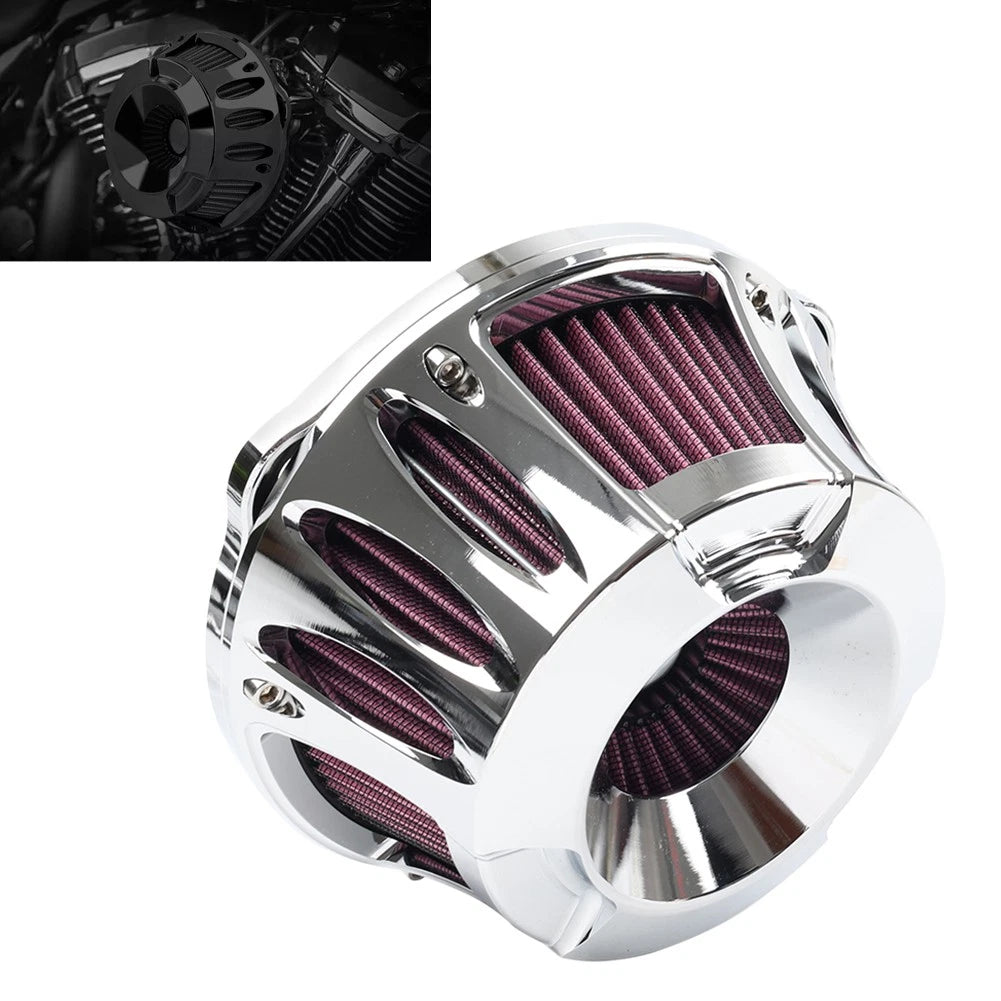 Chrome Air Cleaner Intake Filter for Harley Sportster XL883 1200 (2004–2023)