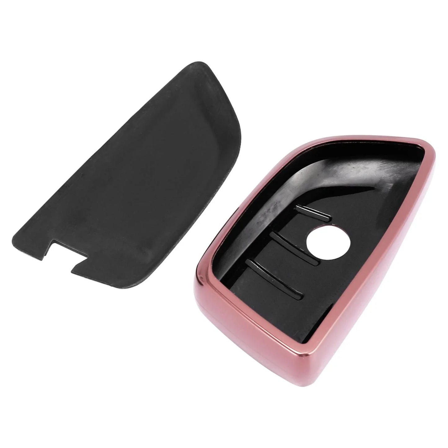 Key Fob Cover for BMW X1 X3 X5 X6 TPU Black Pink