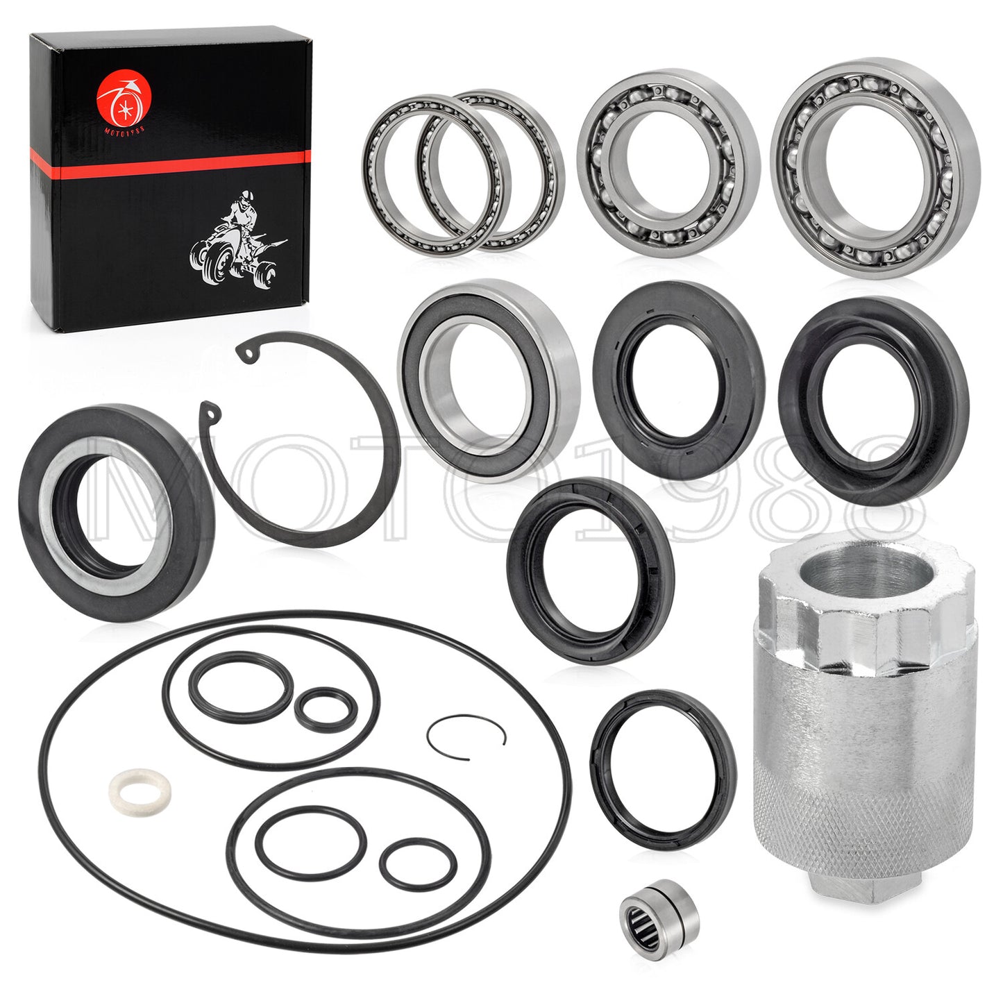 Rear Differential Bearings Seal Pinion Tool for Honda Rancher TRX420 (2007–2023)