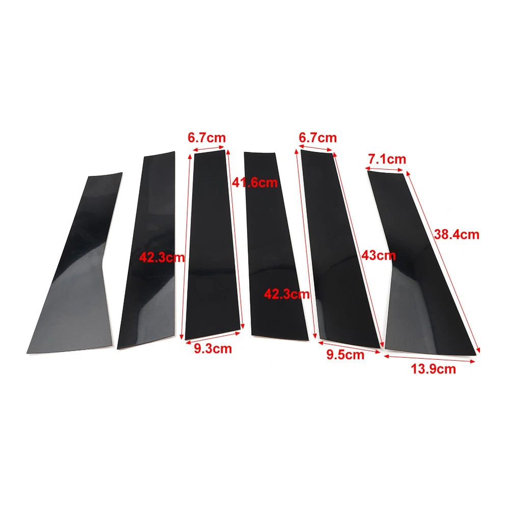 Pillar Post Door Window Cover Trim Kit for Mitsubishi Outlander (2022–2024)