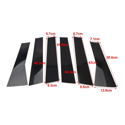 Pillar Post Door Window Cover Trim Kit for Mitsubishi Outlander (2022–2024)