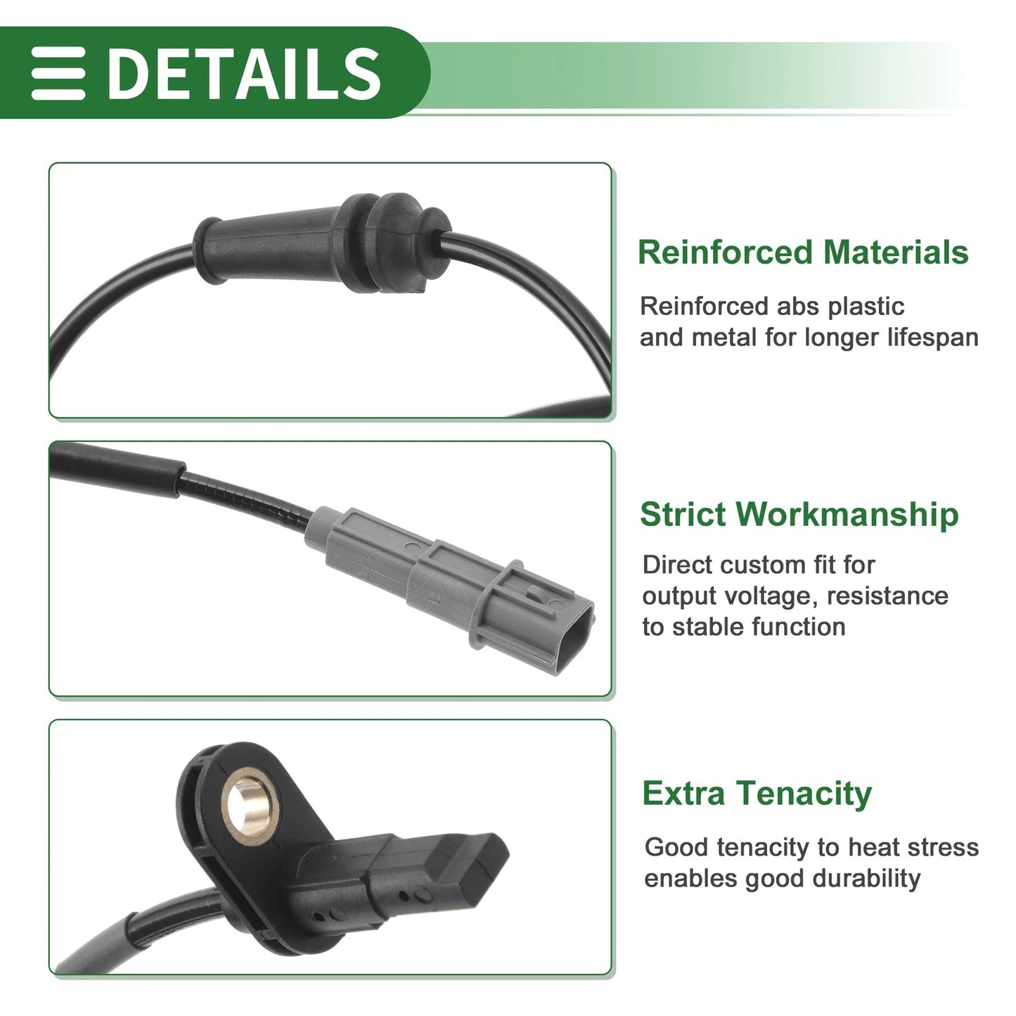 ABS Wheel Speed Sensor No. 58940AA000 for Hyundai Elantra (2021–2023)