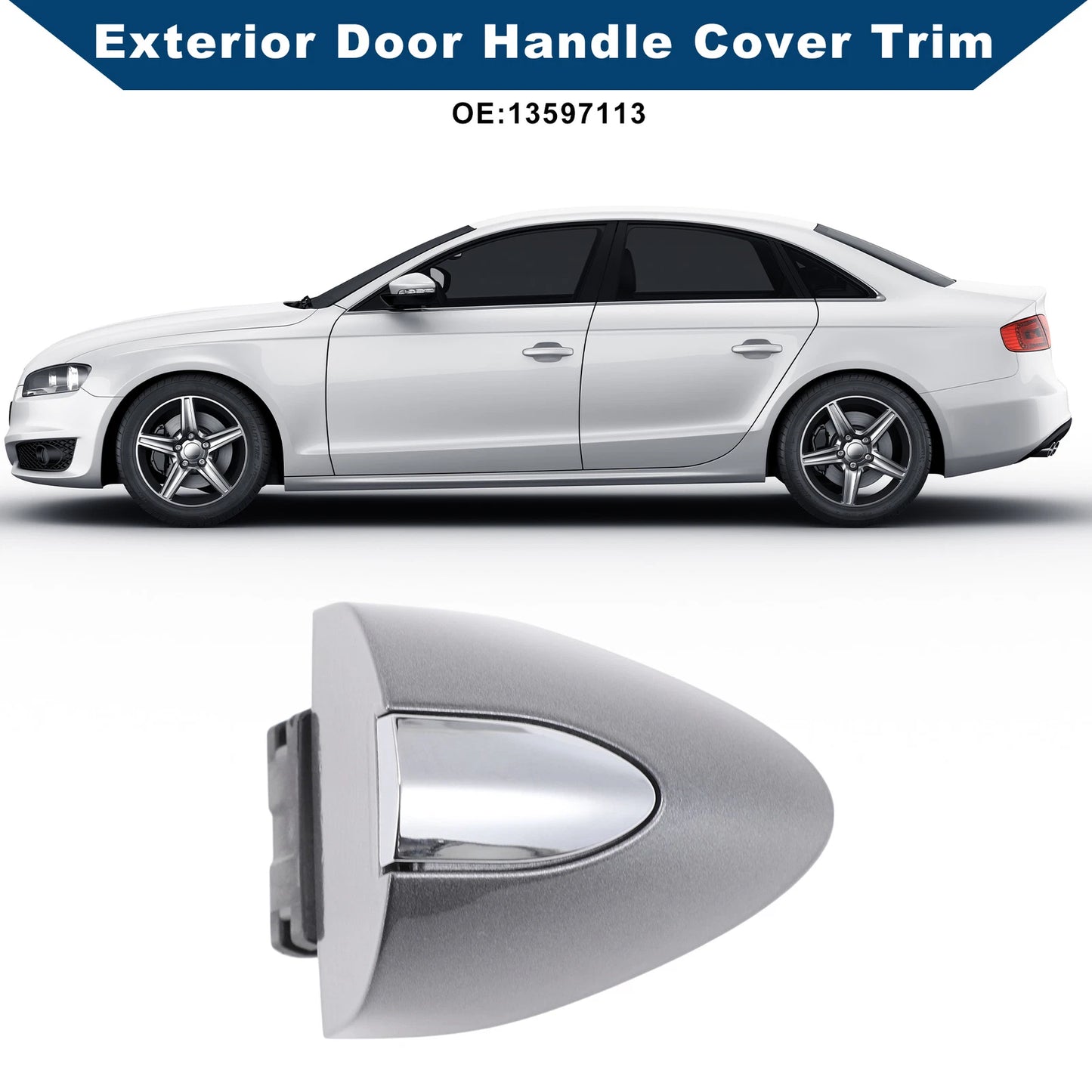 Exterior Door Handle Cover Trim for Buick LaCrosse, Enclave (2017–2019)