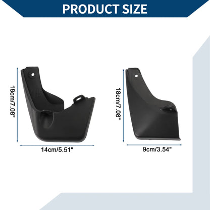 Set of 4 Mud Flaps Splash Guards for Toyota Vitz (2011–2023)