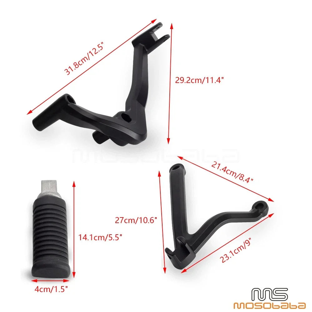 Passenger Foot Pegs w/Mounts for Harley Sportster S RH1250S (2021-2022)