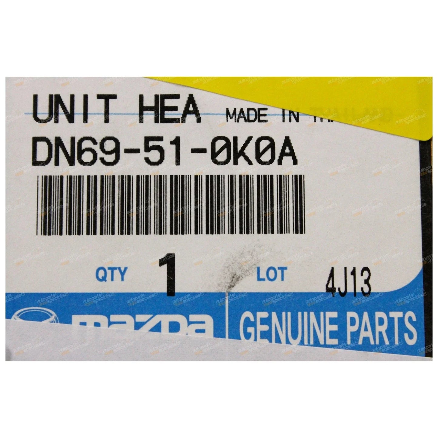 Right Headlight for Mazda 2 DE (2007-2014)