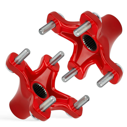 2X Rear Red Wheel Hubs for Honda ATC200X (1983–1987)