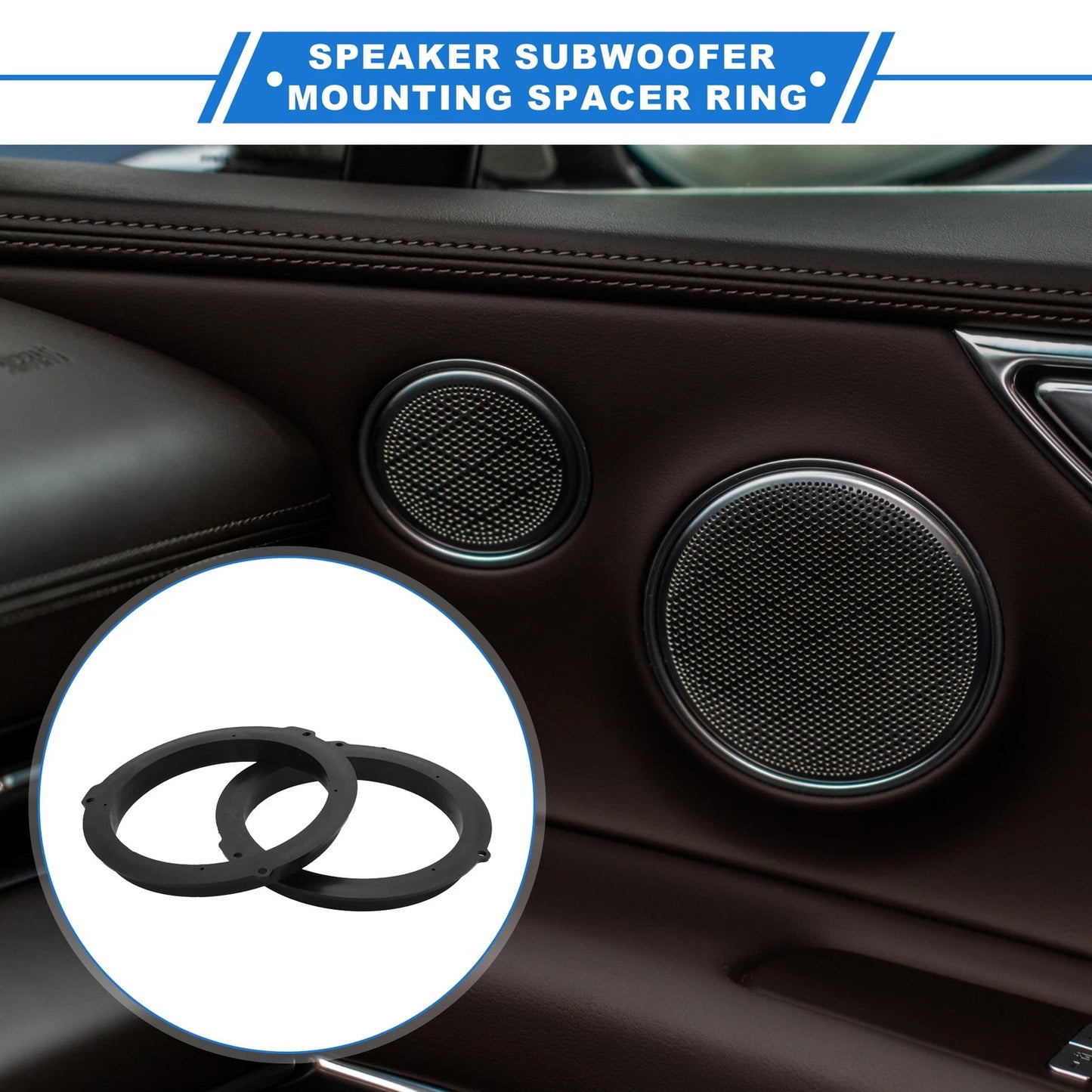 2X Speaker Spacer Ring for Ford Escape (6.5'' Tweeter)