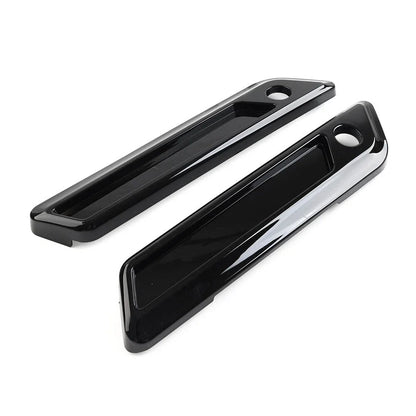 Glossy Black Latch Covers for Harley Touring Electra Glide Road King (2014-2023)
