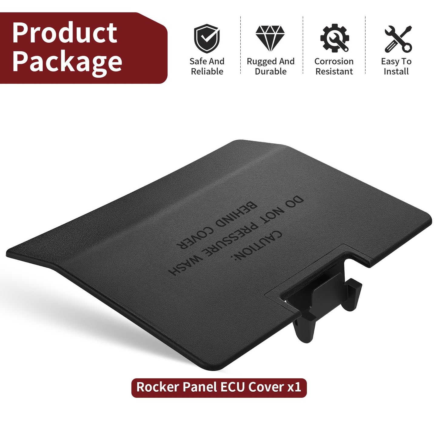 Rocker Panel ECU Cover for Polaris RZR Turbo XP / XP 4 / S / XP S 4 (2016–2021)