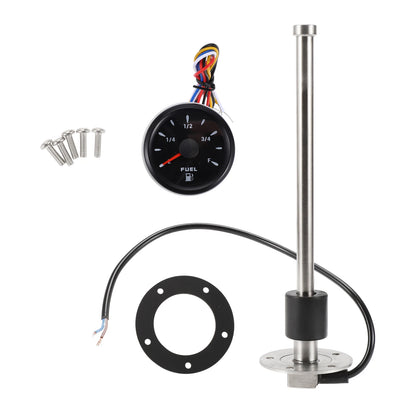 Fuel Sending Unit and Gauge Kit 240-33 Ohm for Boat Truck Vehicle