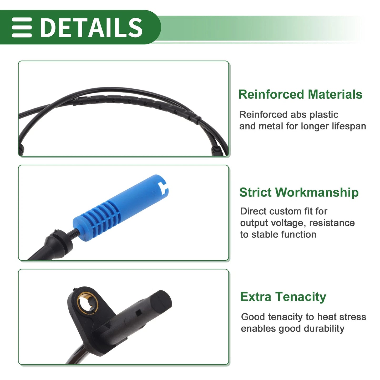 ABS Wheel Speed Sensor for BMW E61 (2004–2010) No. 34526760047/34526771701