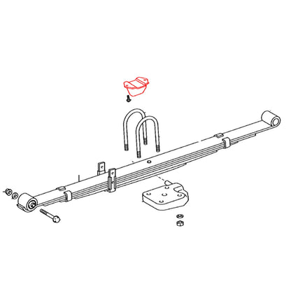 Rear Spring Bumper Set for Toyota Hilux 4Runner 2005-2015