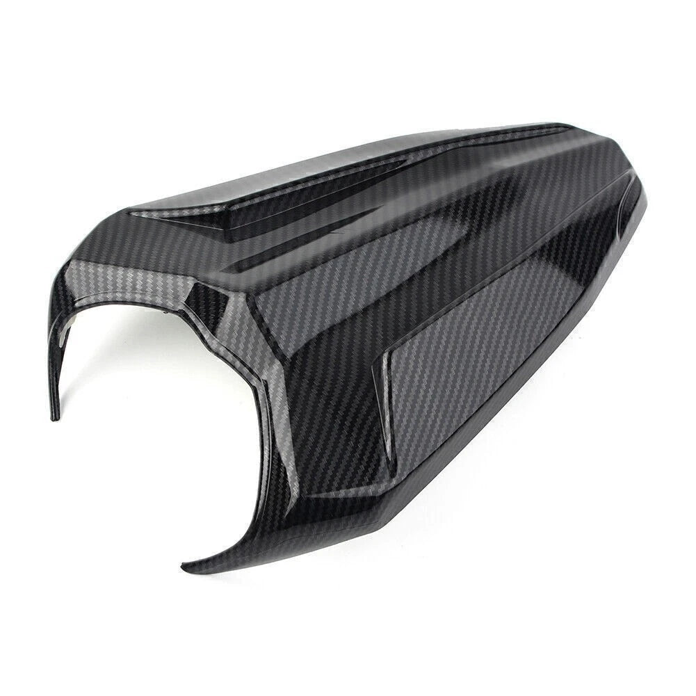Carbon Fiber Look Rear Pillion Seat Cowl for Yamaha YZF R15 V3 (2017–2019)
