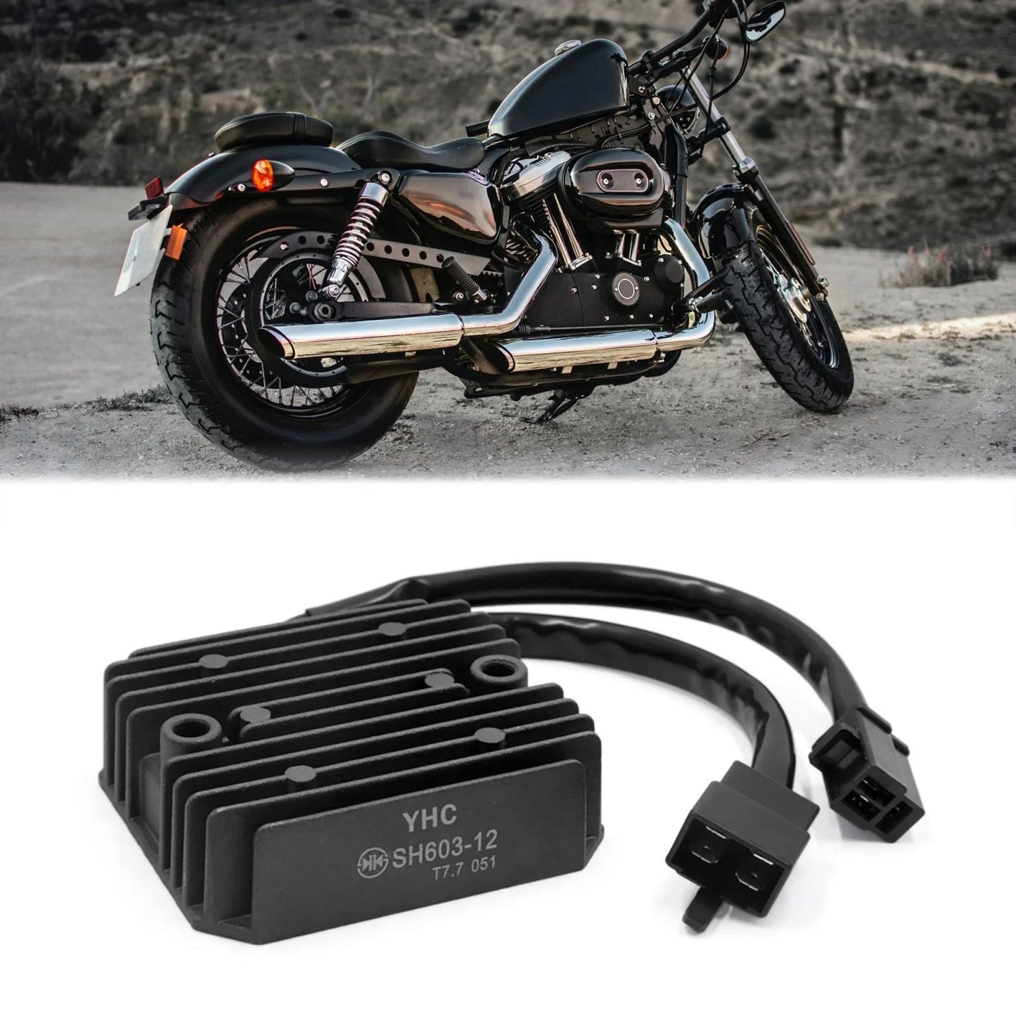 7.5" Voltage Regulator Rectifier for Honda NV400 NV600 Steed 600 VT600 (1990-1999)