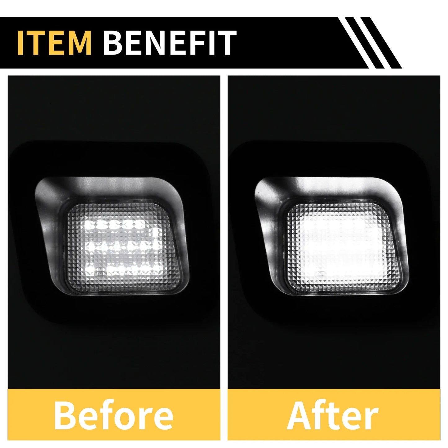 2 x License Plate Lights for Dodge Ram 1500 2500 3500 (2010-2023)