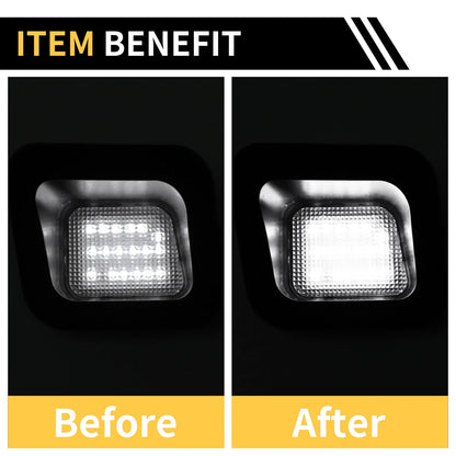2 x License Plate Lights for Dodge Ram 1500 2500 3500 (2010-2023)