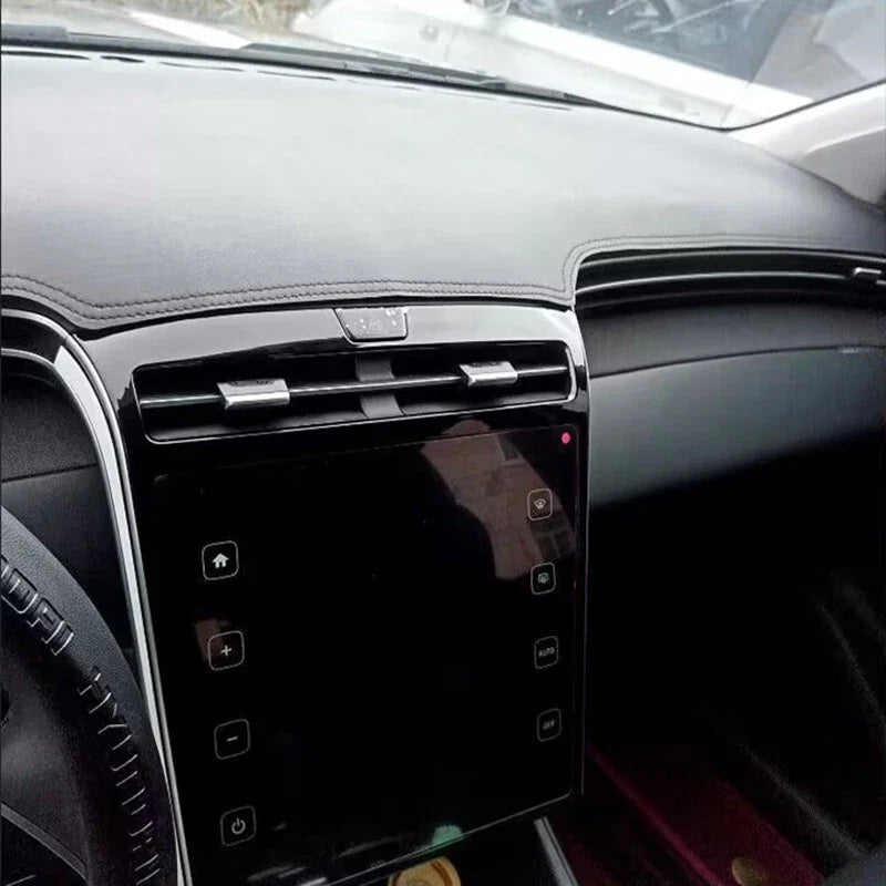 Leather Dash Cover Mat for Hyundai Tucson (2021–2023)