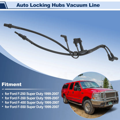 Vacuum Reservoir Tube Assembly for Ford F-250 F-350 F-450 Super Duty (1999–2016)